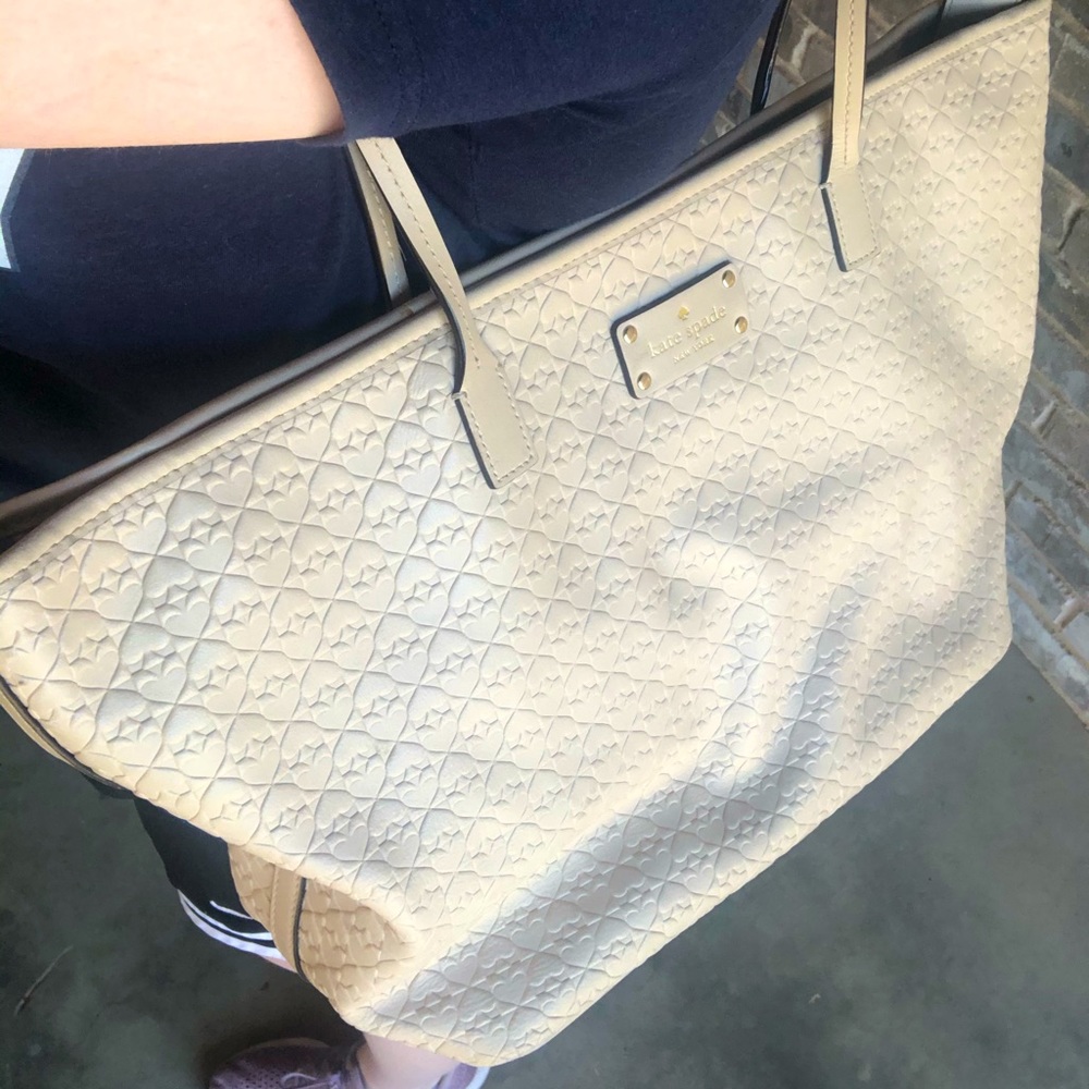 Kate Spade Light Beige/Cream Tote